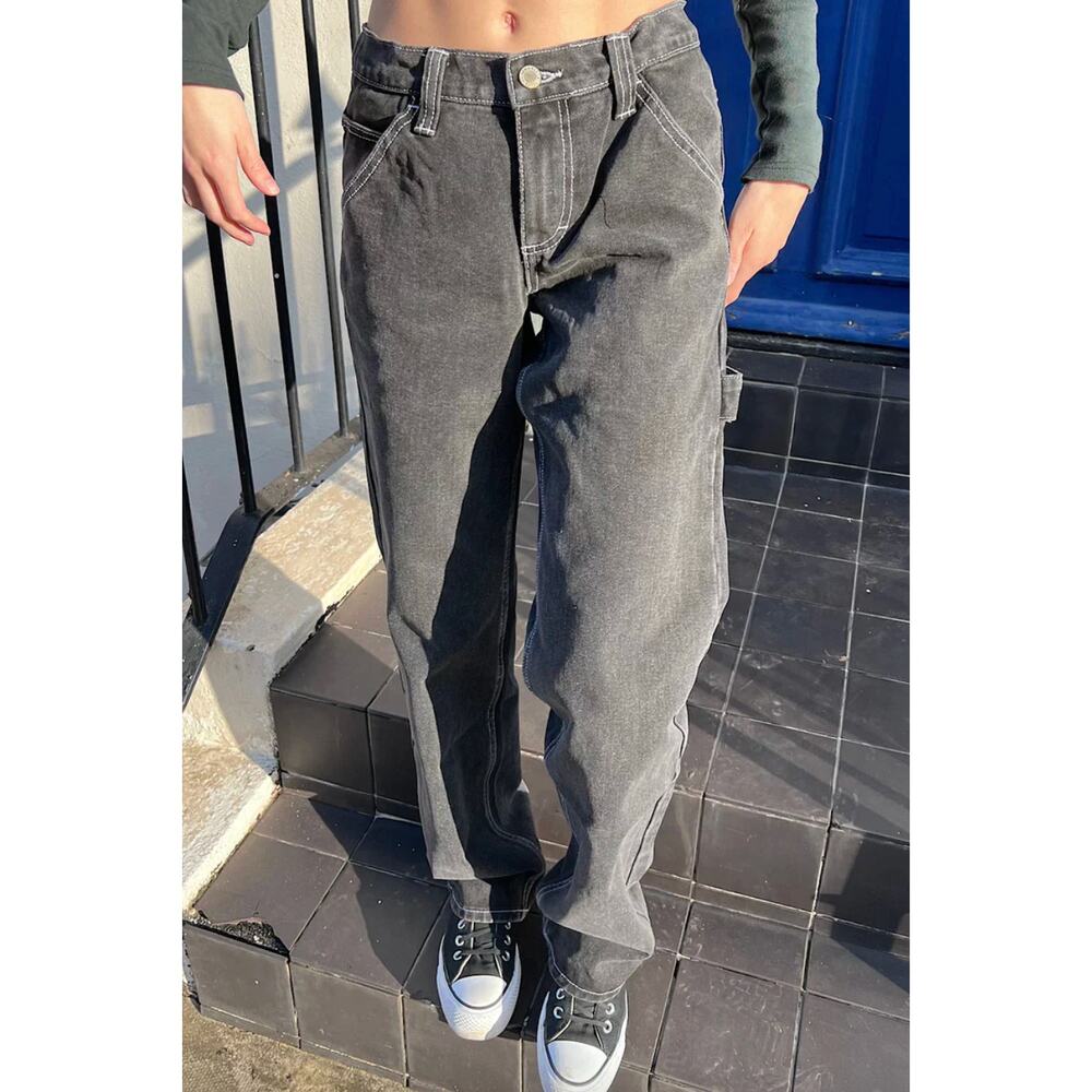 John Galt Brandy Melville Crispina black carpenter low rise jeans small